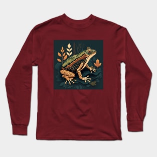 Natural Frog Design Long Sleeve T-Shirt